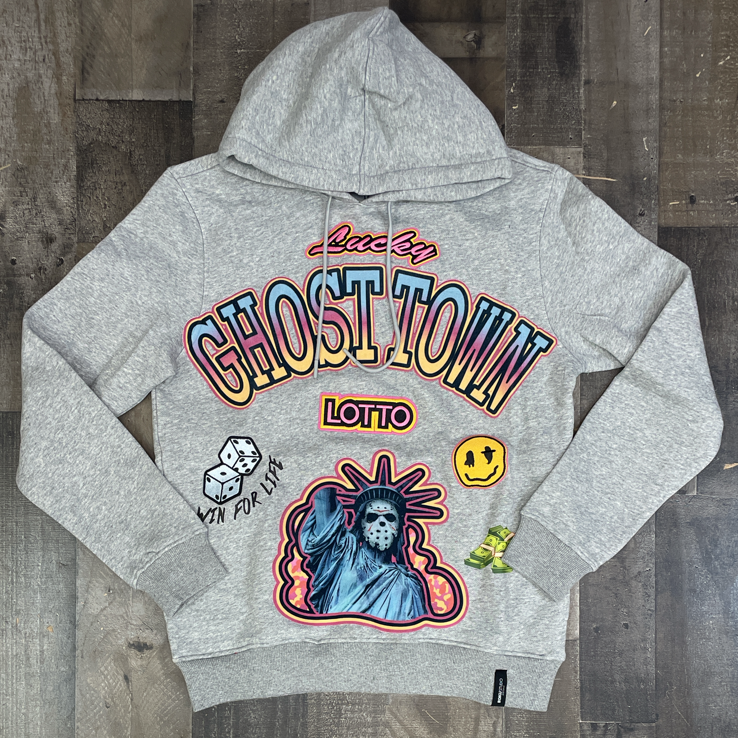 Roku Studio - ghosttown lotto hoodie (grey)