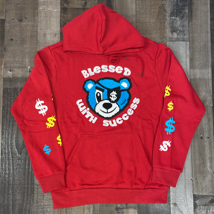 Camp- Bless W/ success hoodie (red)