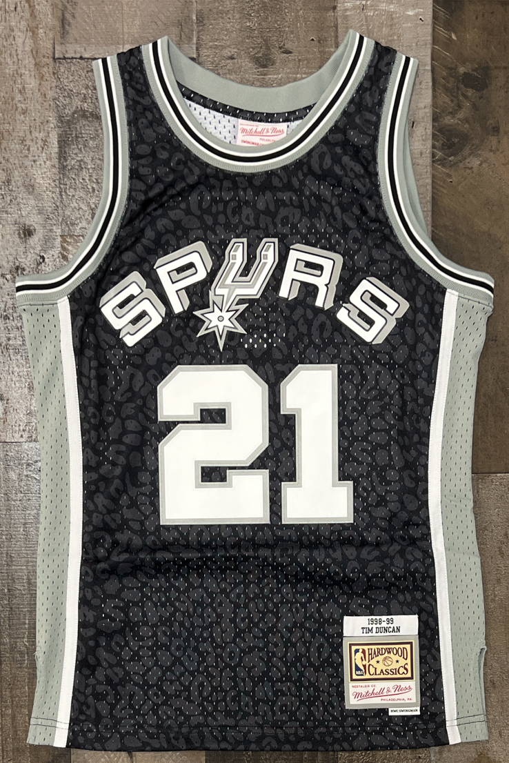 Mitchell & Ness- NBA Wild Life Swingman jersey Spurs 98 Tim Duncan