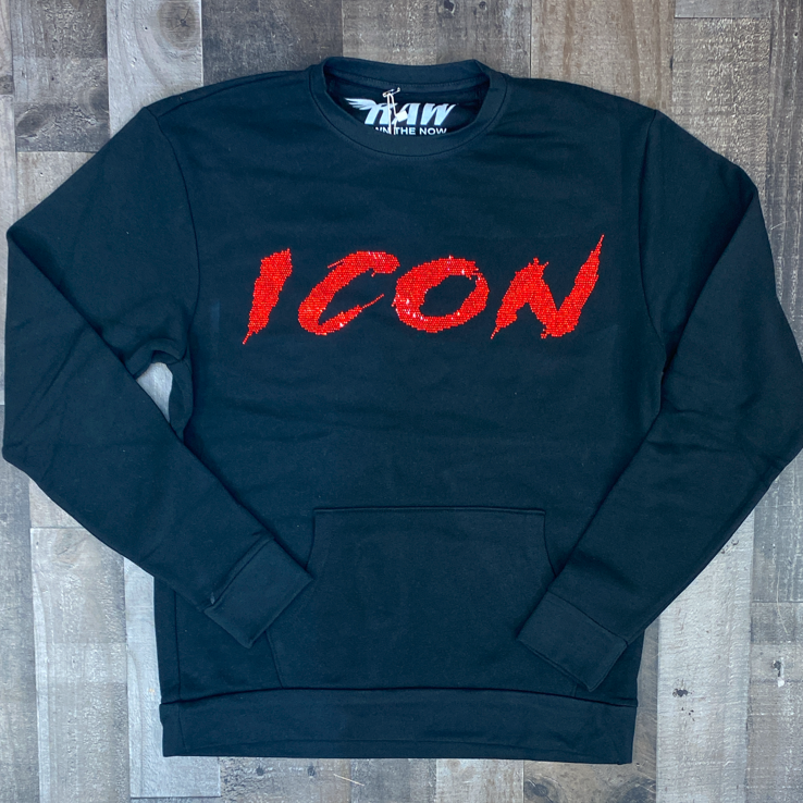 Rawyalty- Icon sweater (black/red)