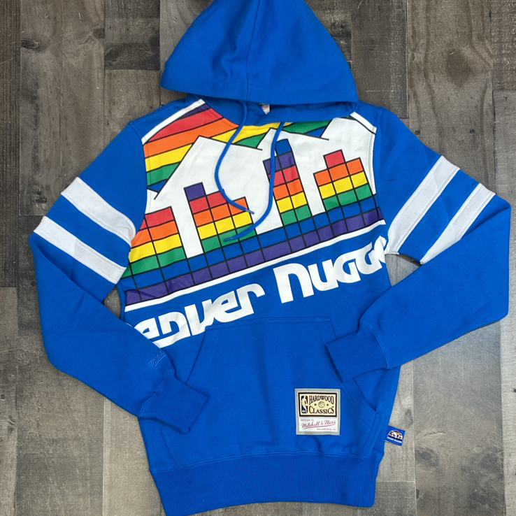 Mitchell & Ness- nba substantial fleece hoodie Denver Nuggets