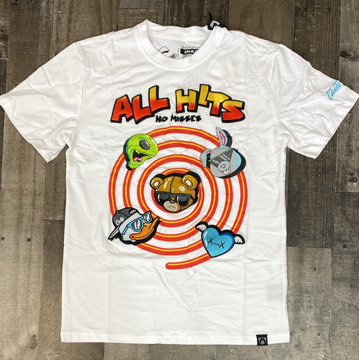 Civilized- all hits no misses ss tee