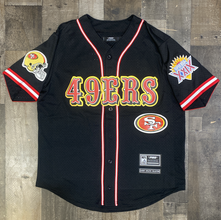 
                  
                    Pro max- 49ERS mesh button up jersey
                  
                