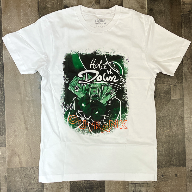 Outrank- hold it down ss tee
