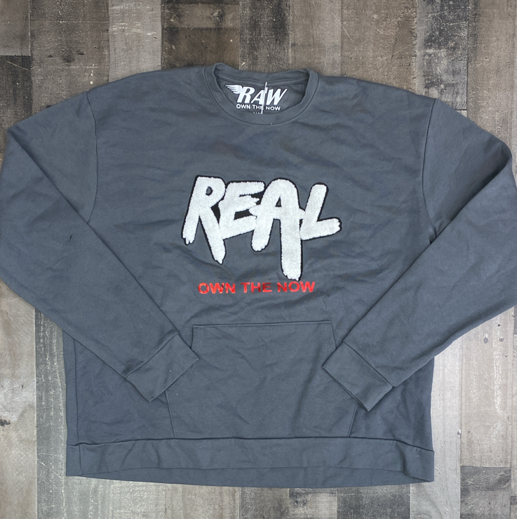 Rawyalty - real chenille patch sweatshirt