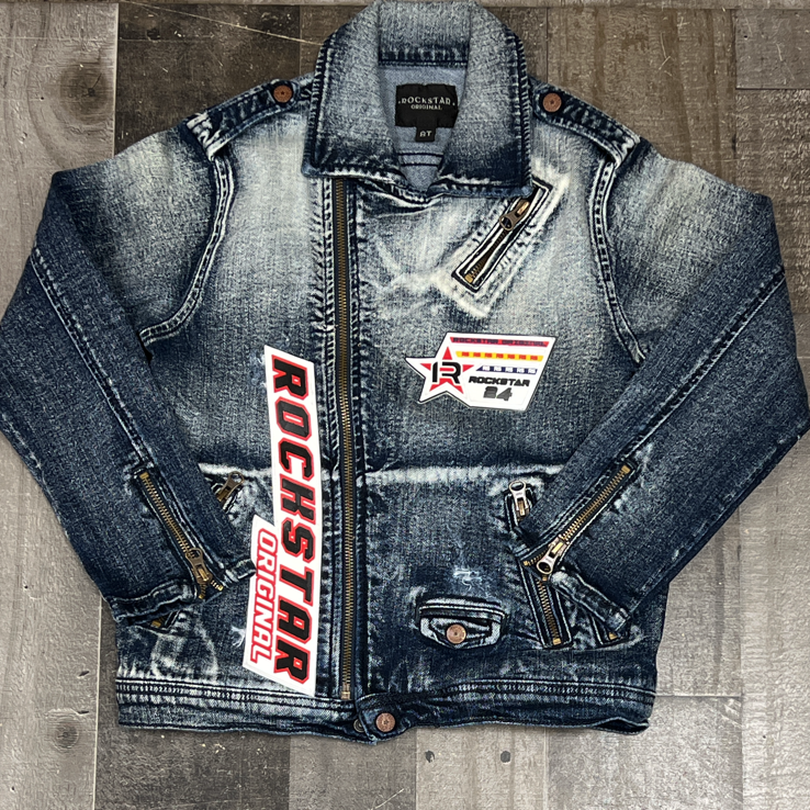 Rockstar- Rockstar original Jean jacket (dark blue)(kids)