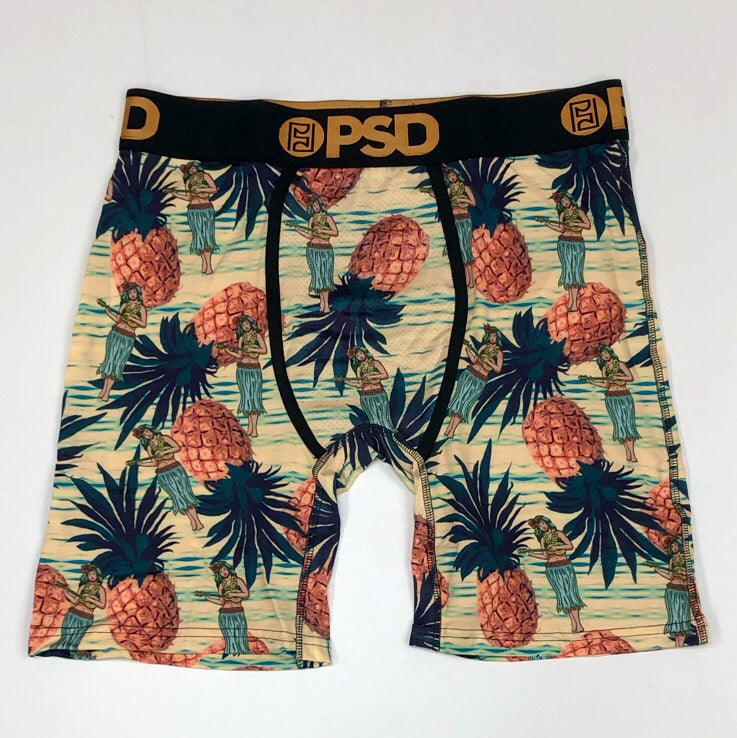 PSD- pineapple hula boxers