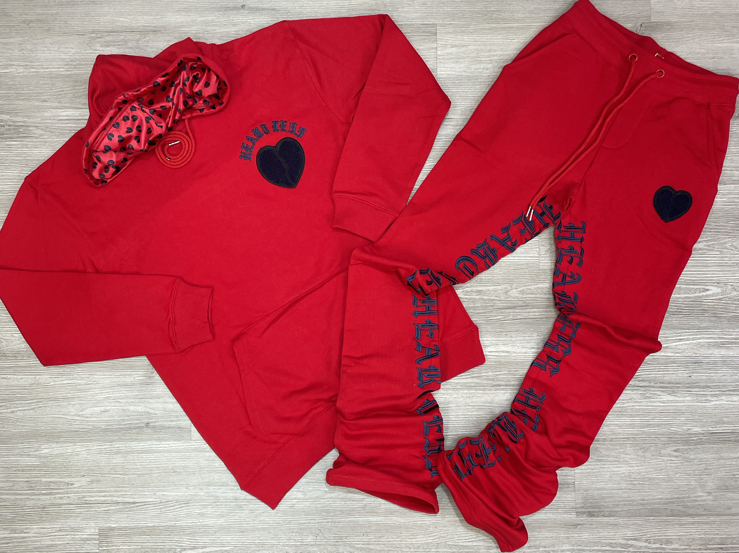
                  
                    Focus- heartless stacked sweatsuits (red)
                  
                