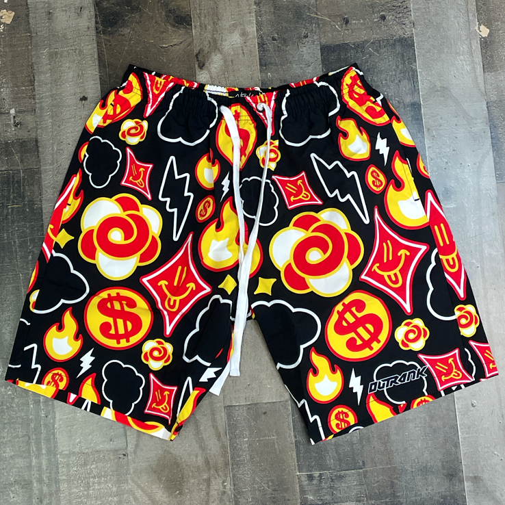 Outrank- burn slow nylon shorts