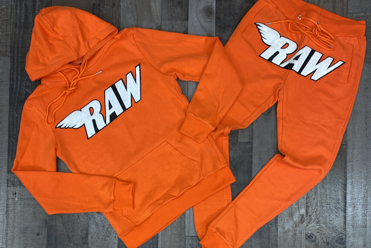 Rawyalty- raw sweatsuit (orange)