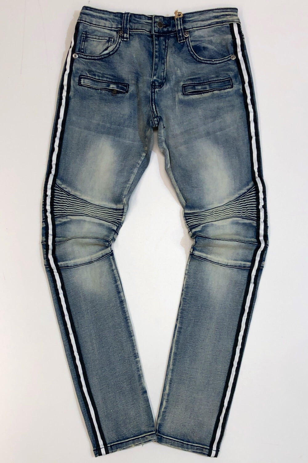 Kilogram- stripe denim jeans