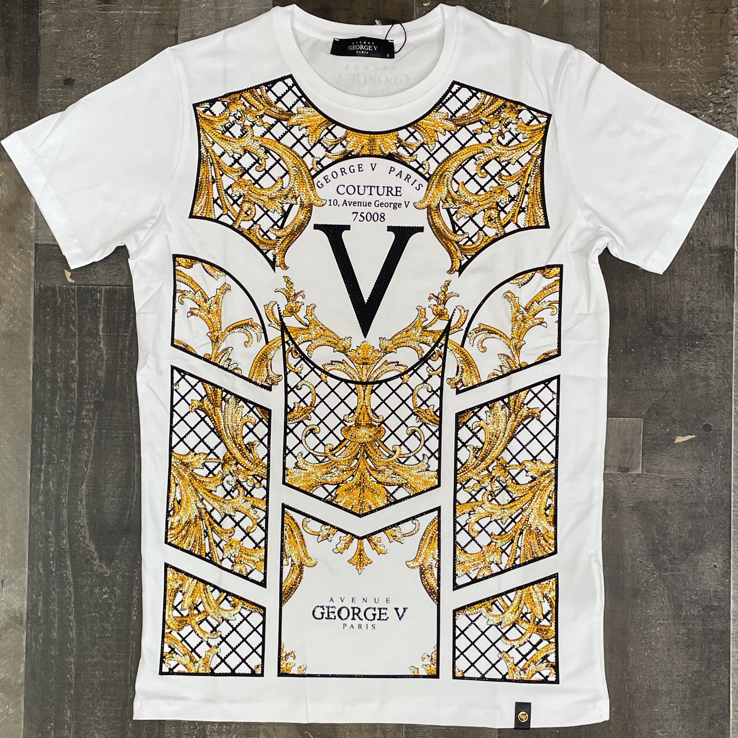 George V- baroque ss tee (white)