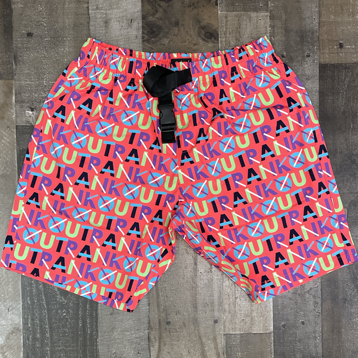 Outrank- up mode 8” inseam nylon shorts