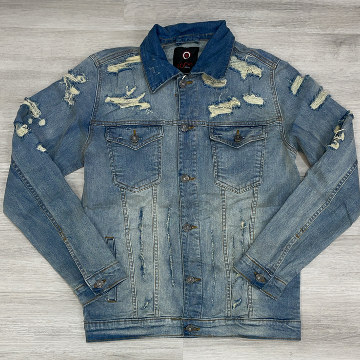 Focus - rip & repair jean jacket (vintage)