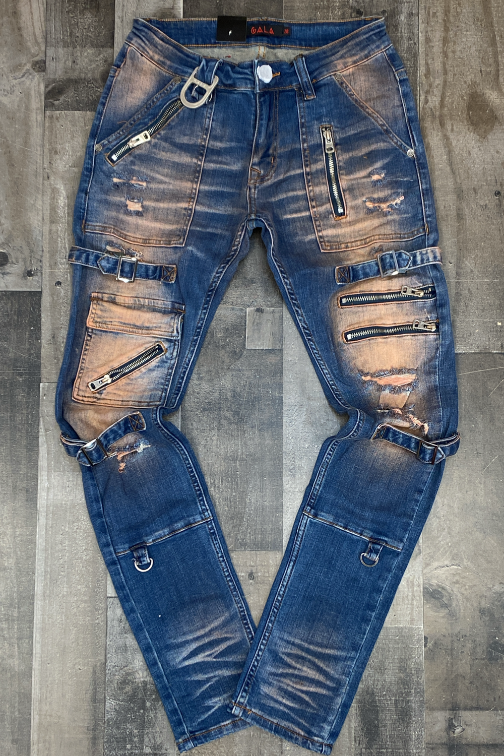 Gala- Blaine indigo wheat jeans