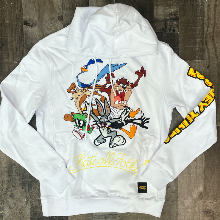 Freeze Max- looney tunes that’s all folks hoodie (white)