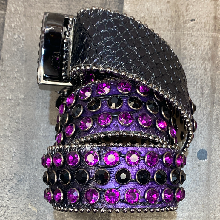 
                  
                    Dna Premium Wear- studded belt (dark purple)
                  
                