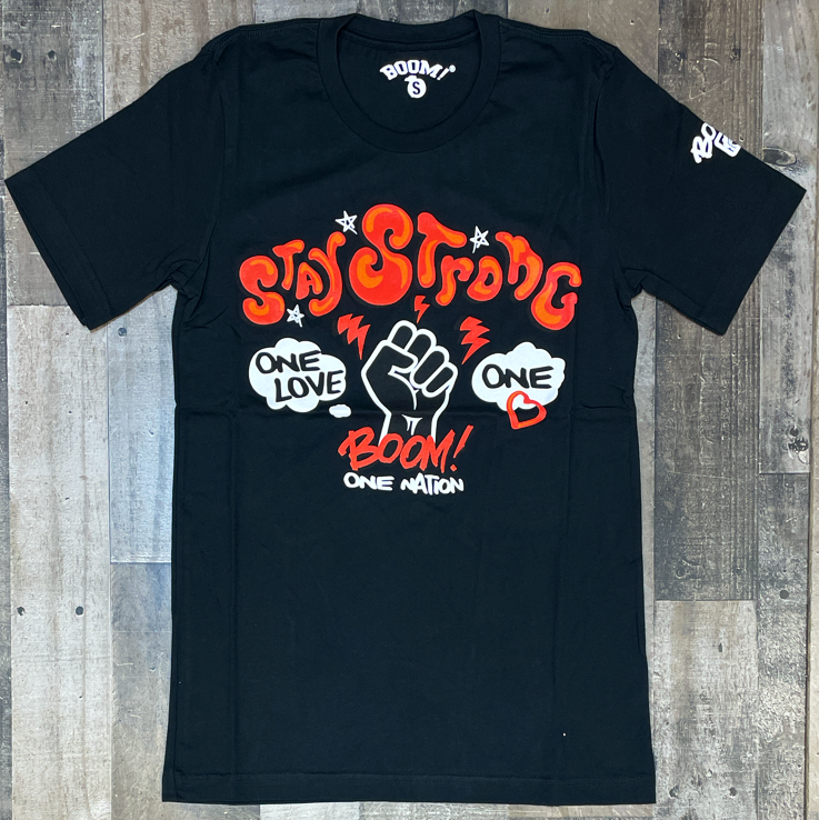 Boom- stay strong ss tee