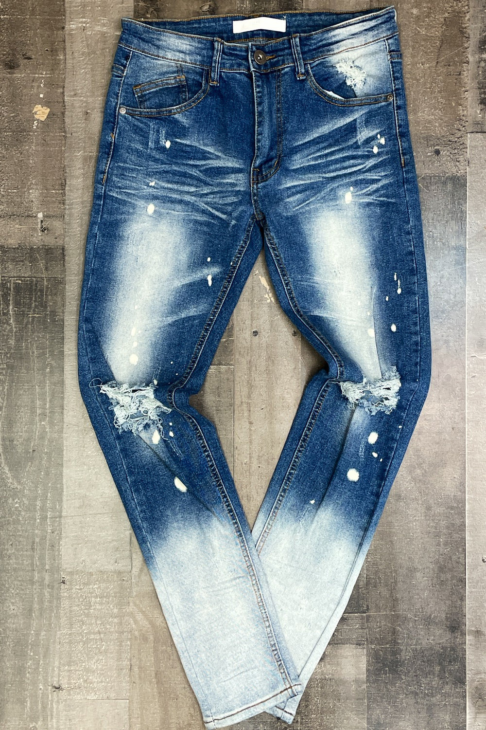 KDNK- ombre bleached jeans