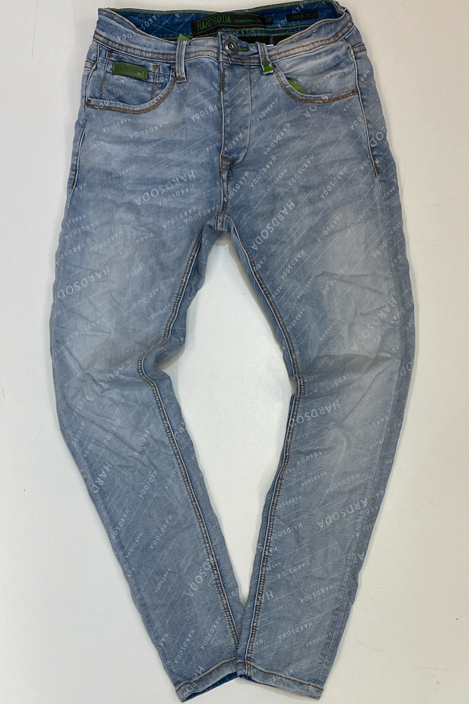 
                  
                    Hard Soda- original denim jeans w/hard soda print
                  
                