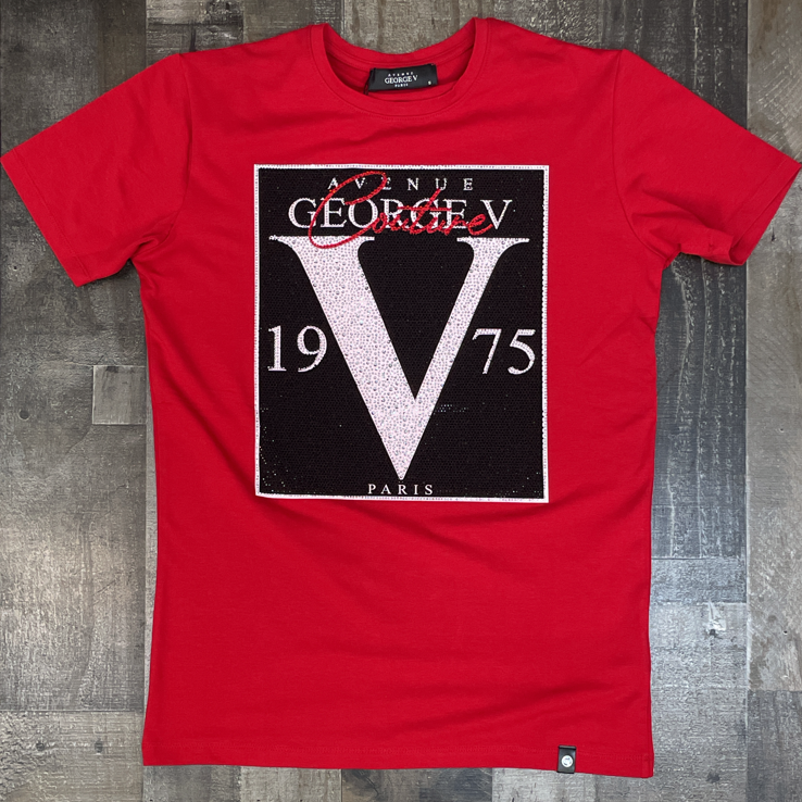 George V- couture 1975 studded ss tee