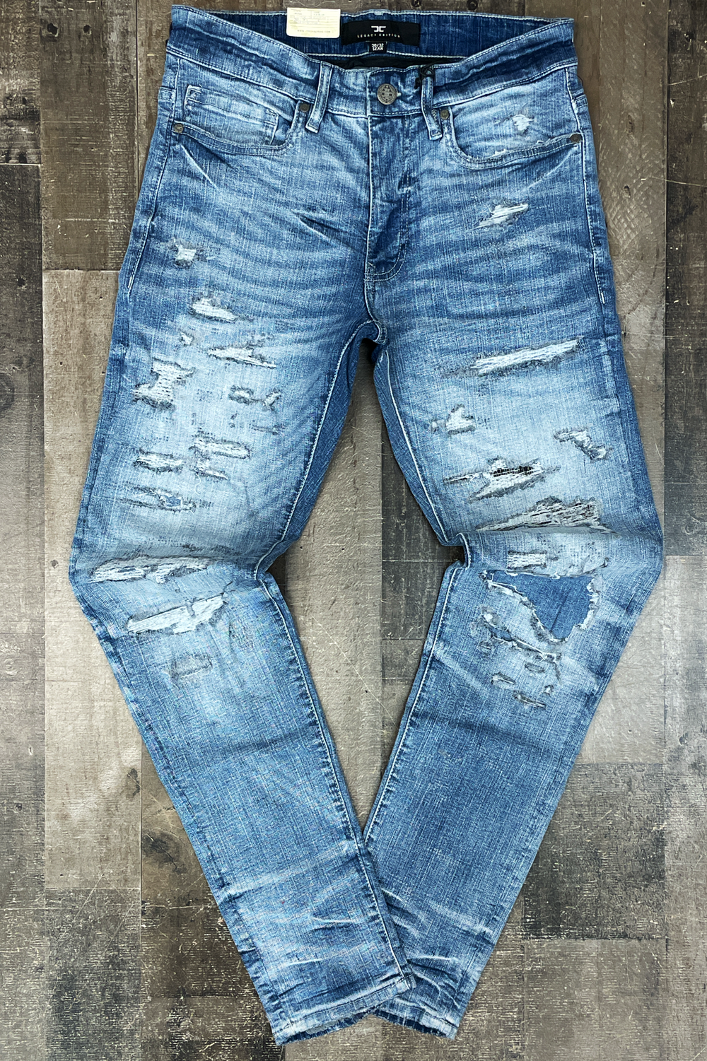 Jordan Craig- multi ripped jeans (ice blue)