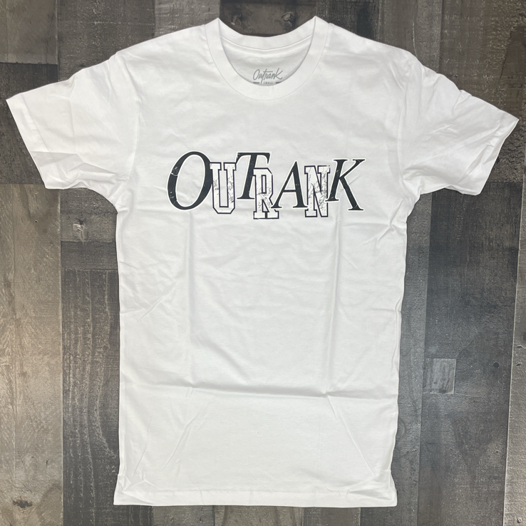 Outrank- stone cold ss tee (white)