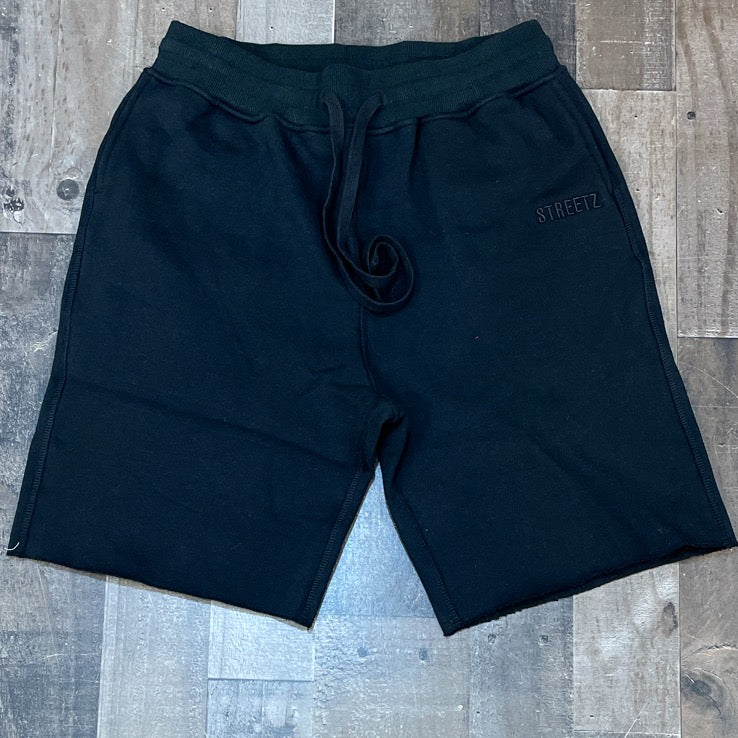 Streetz iz watchin- streetz sweat shorts (black)