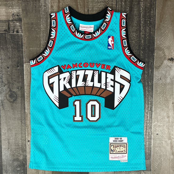 Mike Bibby Vancouver Grizzlies Mitchell & Ness Youth 1998-99