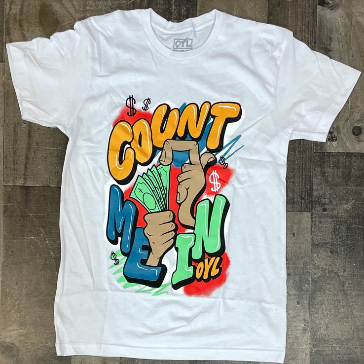 OYL- count me in ss tee