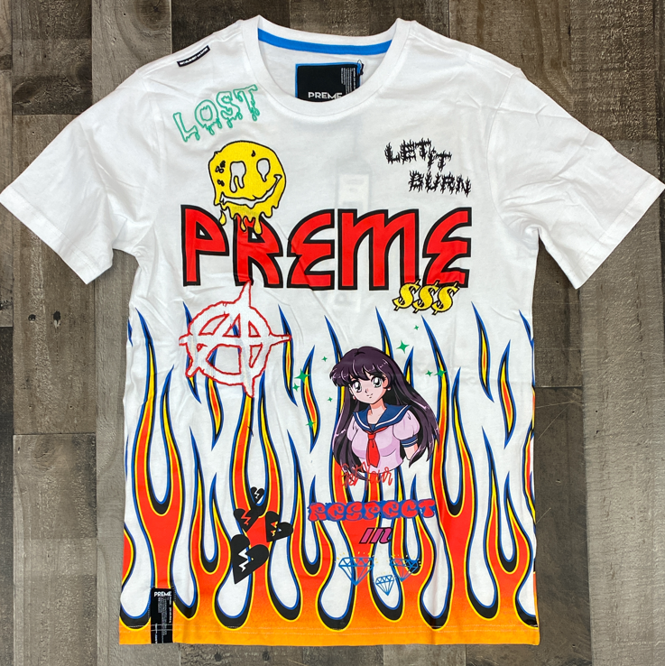 Preme- let it burn ss tee
