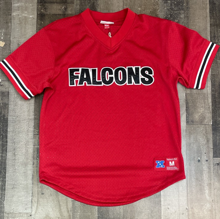 Mitchell & Ness- Atlanta falcons baseball jersey