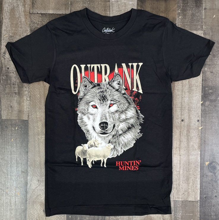 Outrank - hunting mines ss tee (black)