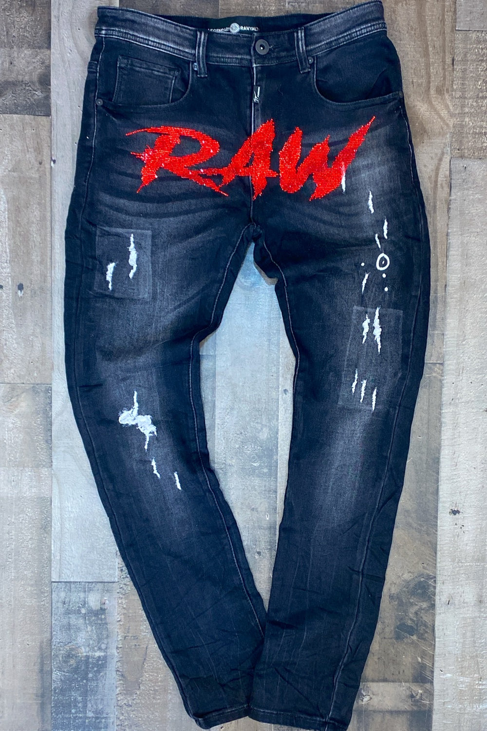 Rawyalty- RAW jeans (black/red)