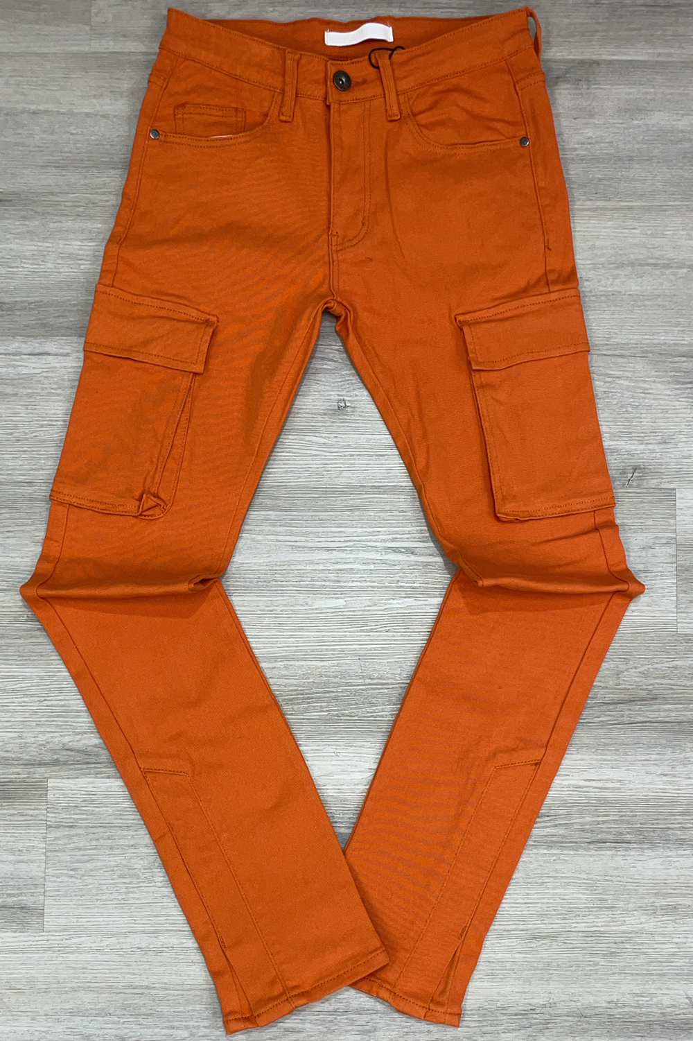 KDNK - stacked cargo pants (orange)