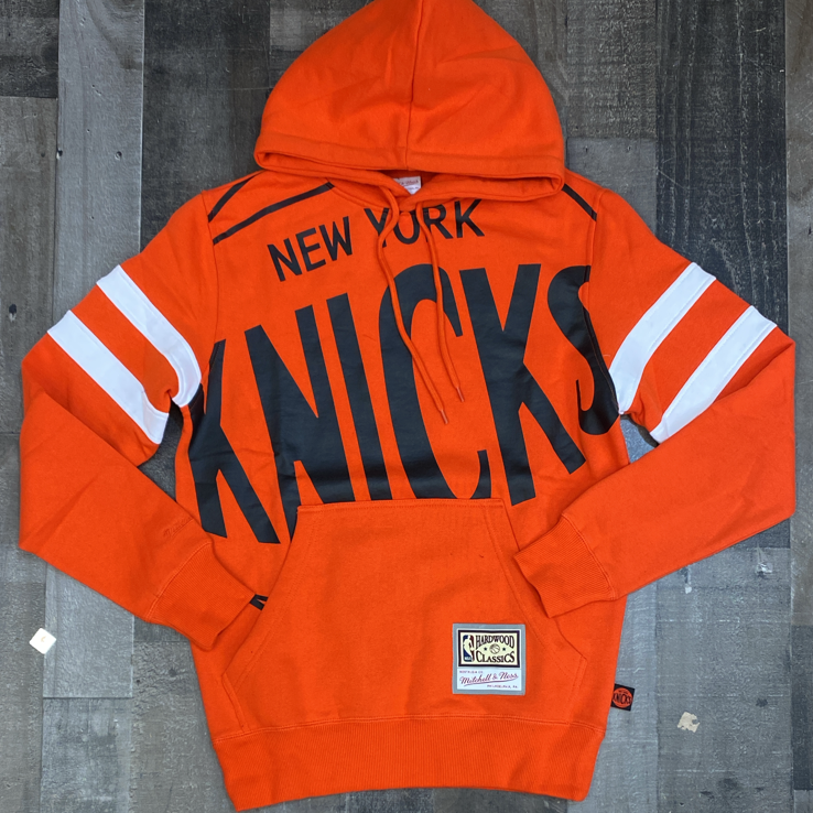 Mitchell & Ness- nba substantial fleece hoodie New York Knicks
