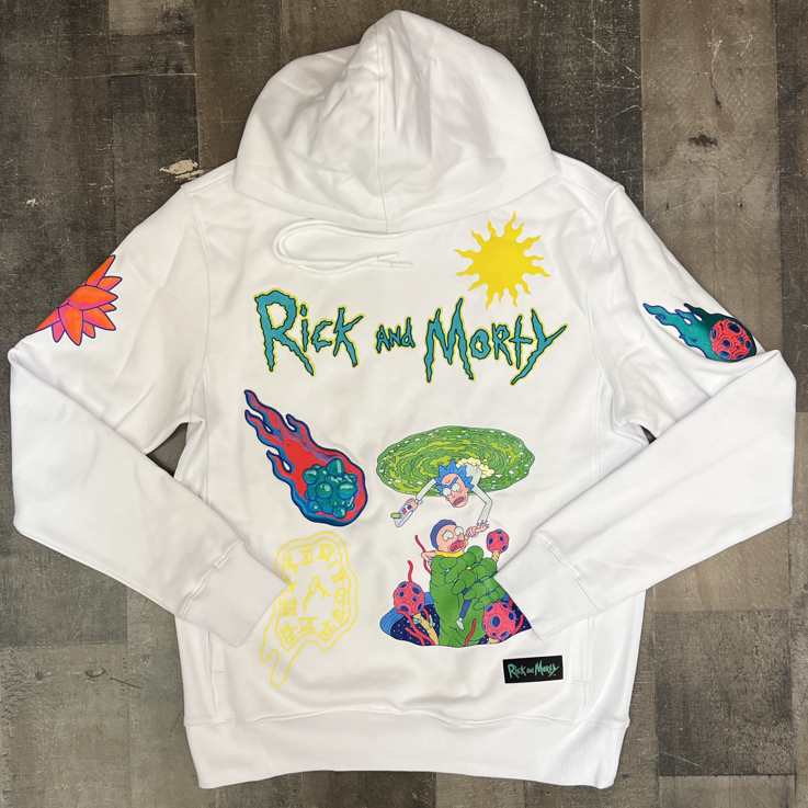 Freeze Max- rick and morty hoodie (white)