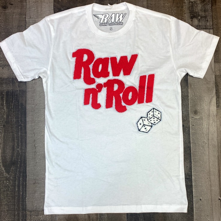 Rawyalty- raw n’ roll ss tee (white)