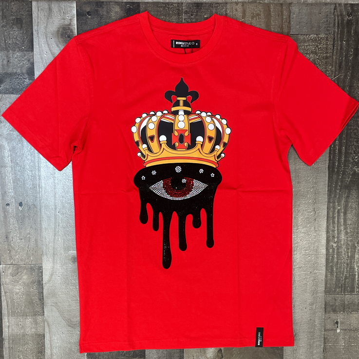Roku Studio- royal eye (red) ss tee