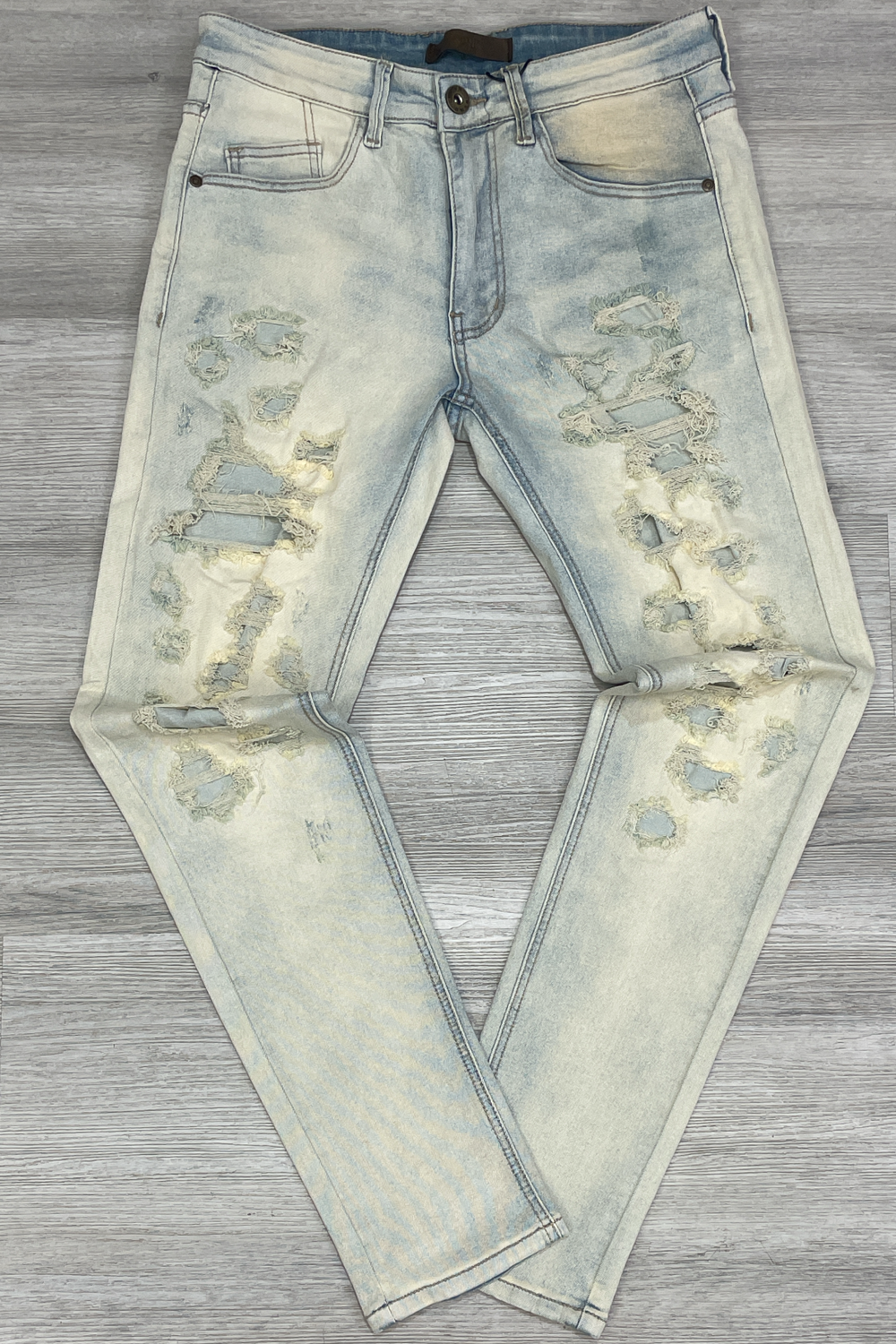 KDNK - ankle zippered ripped skinny jeans (vintage)