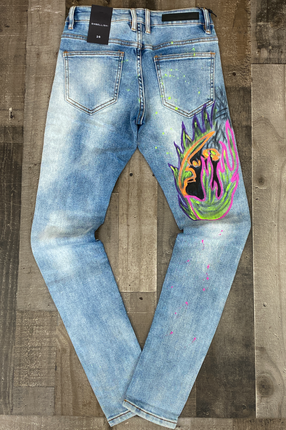 
                  
                    Embellish- Devey standard blue jeans
                  
                