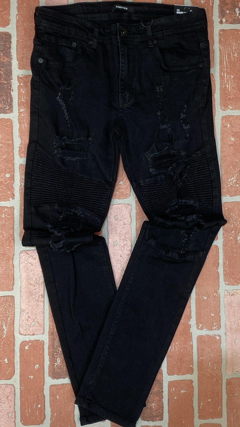 Kindred- premium denim jeans (Jet Black)