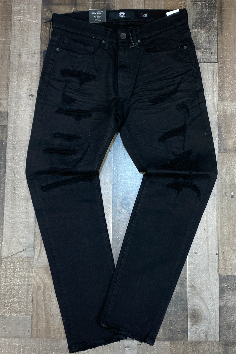 Jordan Craig- regular tapered fit jeans (black)