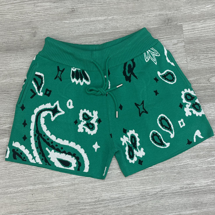 Foreign Brands- knit shorts (green)