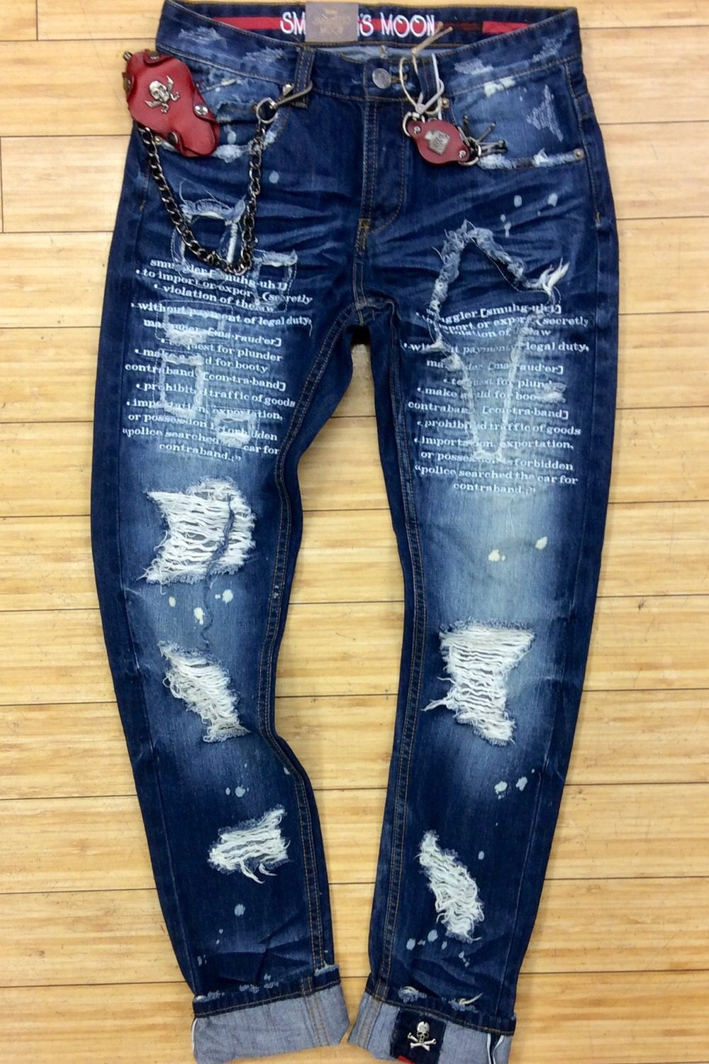 Smuggler-indigo woven jeans