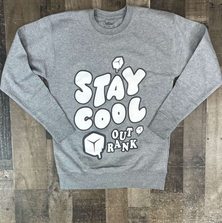 Outrank- stay cool crewneck (grey)