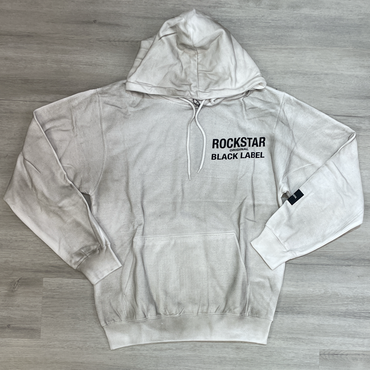 Rockstar - dep. graphic hoodie (white)