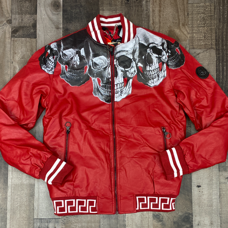 
                  
                    Hard Soda- skulled jacket (red)
                  
                