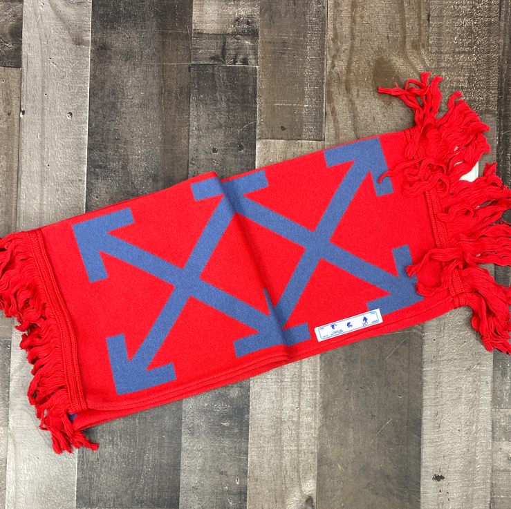 
                  
                    Off-White- Off White TM scarf (red/grey)
                  
                