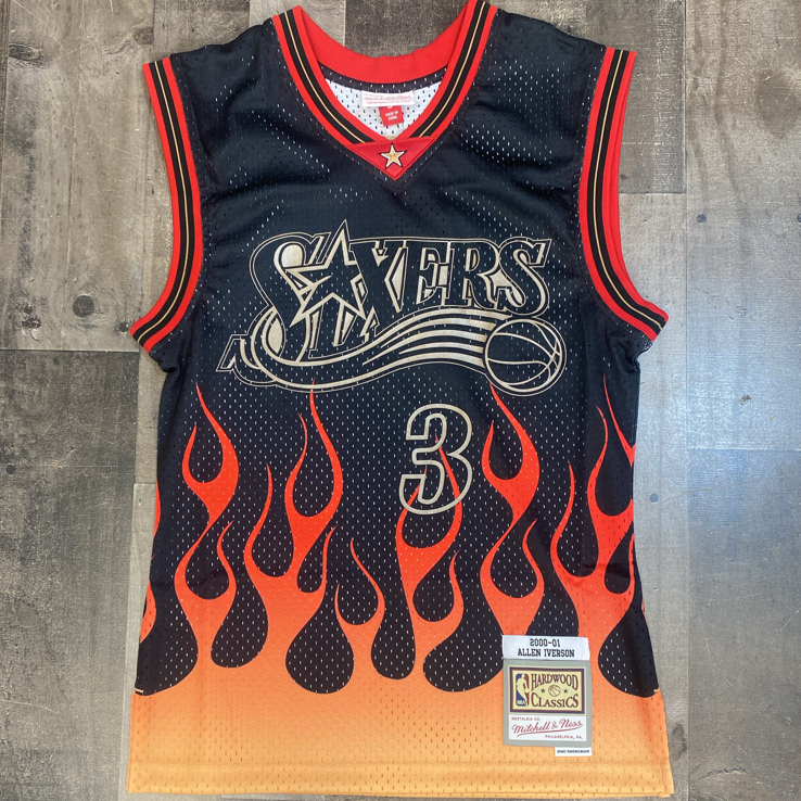
                  
                    Mitchell & Ness- nba flames swingman jersey 76ers 2000 Allen Iverson
                  
                